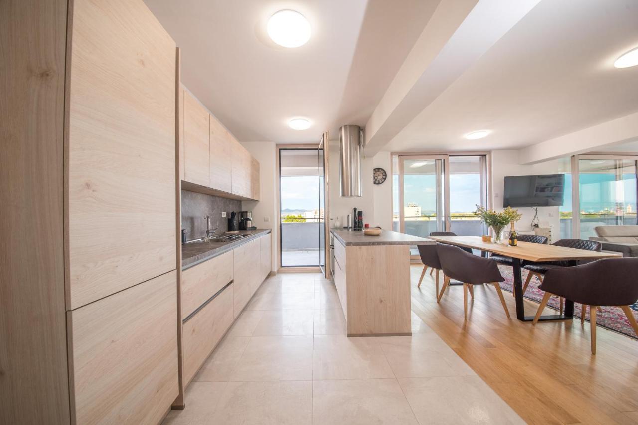 Ferienwohnung Premium Penthouse Orizzonte Zadar Exterior foto
